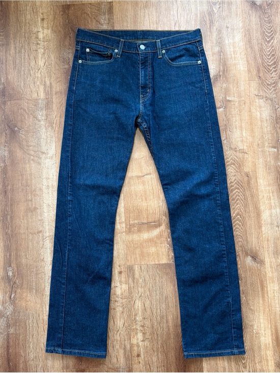 Levi's Other - Levi's 513 Jeans Mens 32x32 Blue Straight Dark Was Denim Stretch Pants Casual